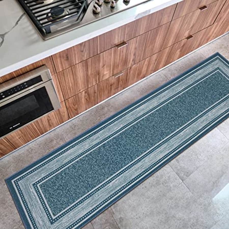 Ottomanson Machine Washable Bordered Design Non-Slip Rubberback 2x7 Traditional Runner Rug for for $45 Ottomanson Machine Washable Bordered Design Non-Slip Rubberback 2x7 Traditional Runner Rug for for $45