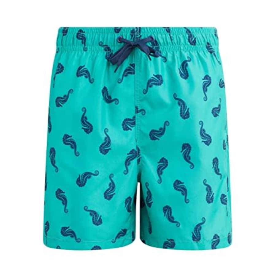 Kanu Surf Men's Standard Monaco Swim Trunks (Regular & Extended Sizes), Seahorse Green, Large for $15
