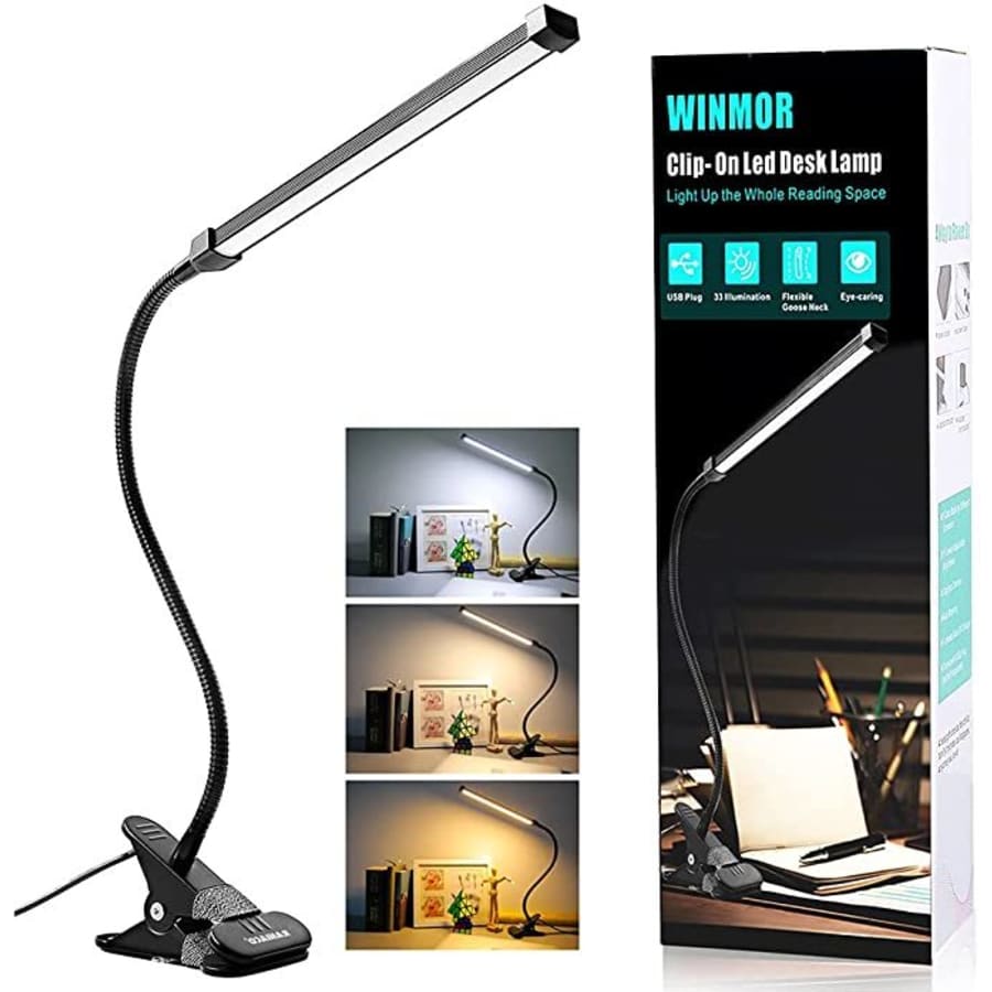 LED Clip On Desk Lamp for $15