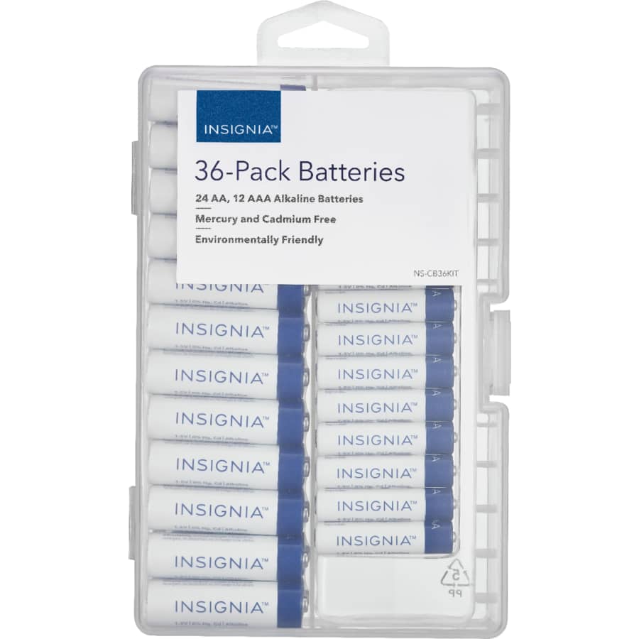 Insignia AA/AAA Batteries 36-Pack for $11 Insignia AA/AAA Batteries 36-Pack for $11