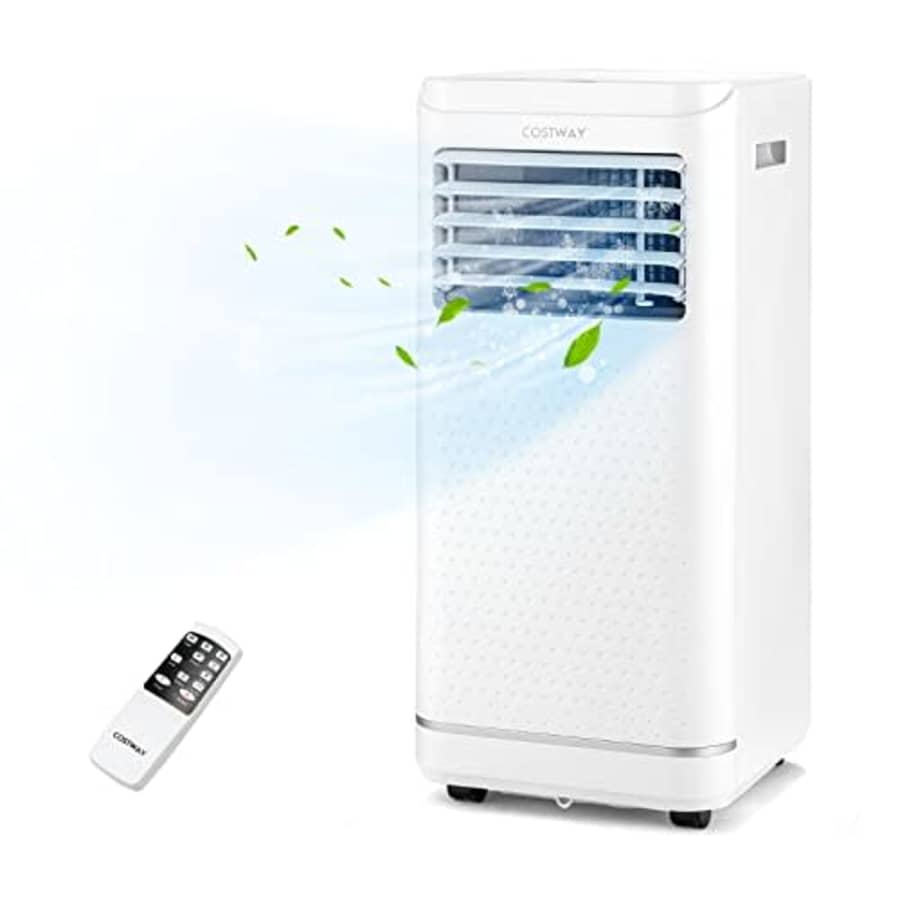 COSTWAY 10000 BTU Portable Air Conditioner, 3 in 1 AC Unit with Dehumidifier & Fan, Sleep Mode, 24H for $250 COSTWAY 10000 BTU Portable Air Conditioner, 3 in 1 AC Unit with Dehumidifier & Fan, Sleep Mode, 24H for $250
