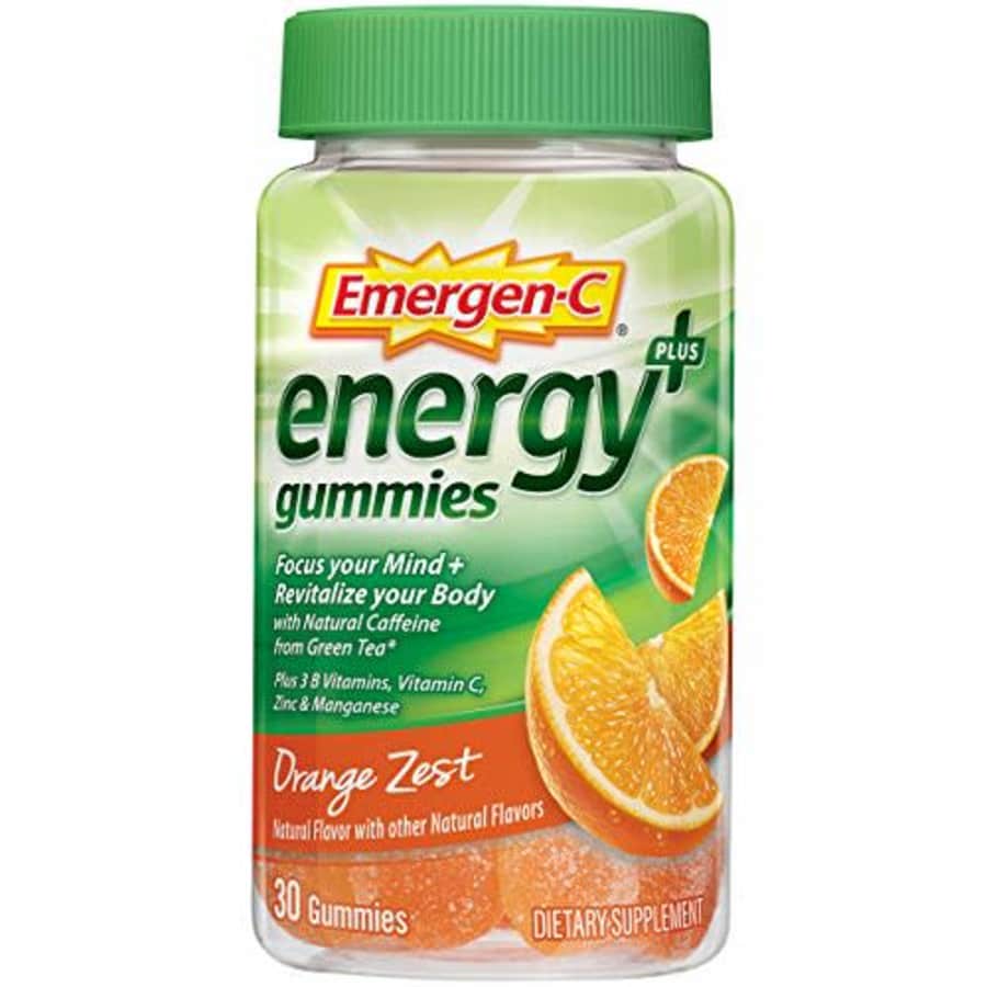 Emergen-C Energy+, with B Vitamins, Vitaminc C and Natural Caffeine from Green Tea (30 Count, for $55 Emergen-C Energy+, with B Vitamins, Vitaminc C and Natural Caffeine from Green Tea (30 Count, for $55