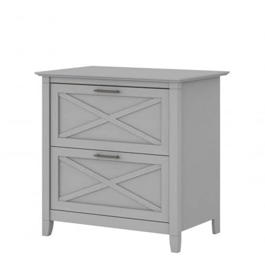 Bush Furniture Key West 2 Drawer Lateral File Cabinet in Cape Cod Gray | Document Storage for Home for $173 Bush Furniture Key West 2 Drawer Lateral File Cabinet in Cape Cod Gray | Document Storage for Home for $173