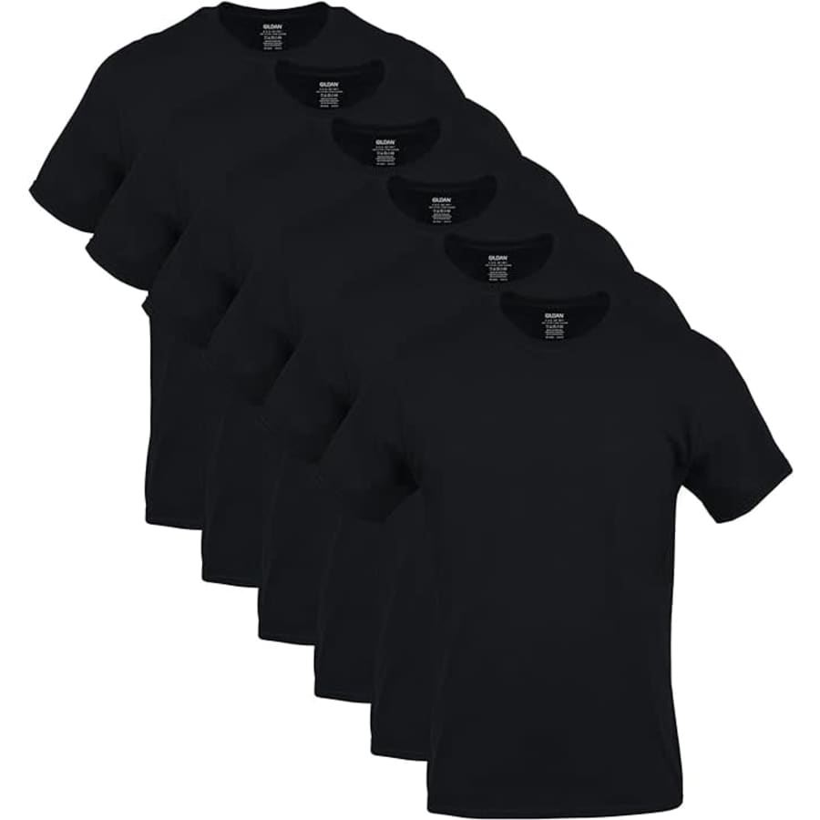 Gildan Men's Crew Neck T-Shirt 5-Pack From $22