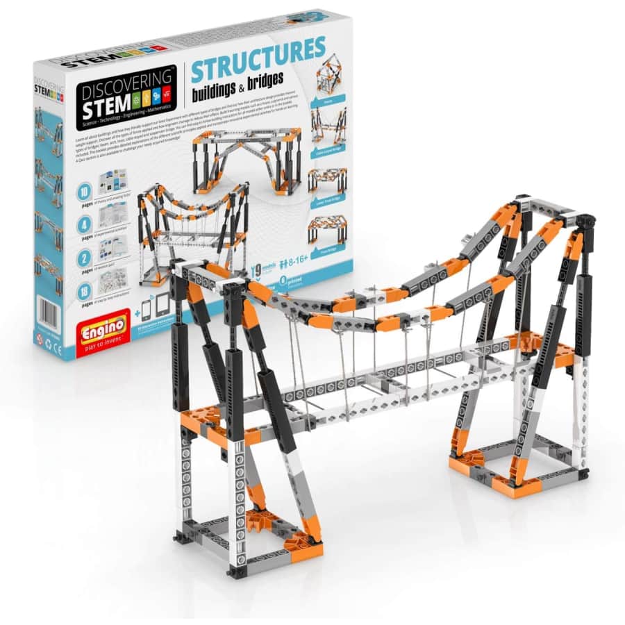 Engino Discovering STEM Structures Constructions & Bridges for $35