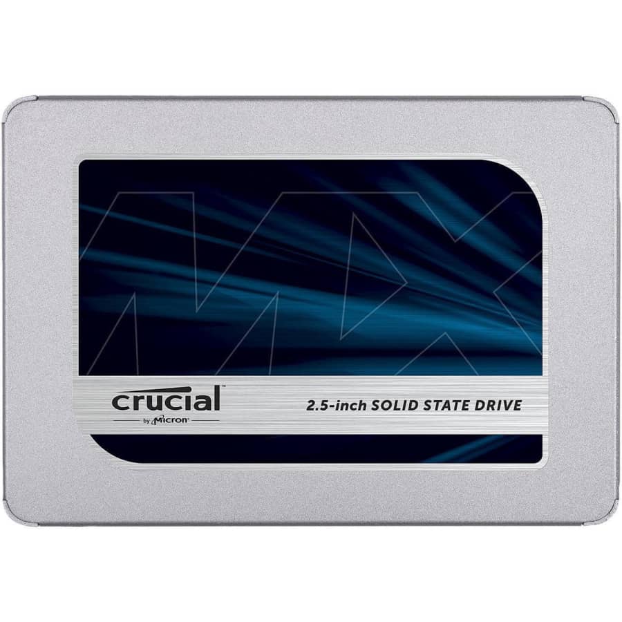 Crucial MX500 CT500MX500SSD1 500GB 2.5" SATA III internal SSD for $62