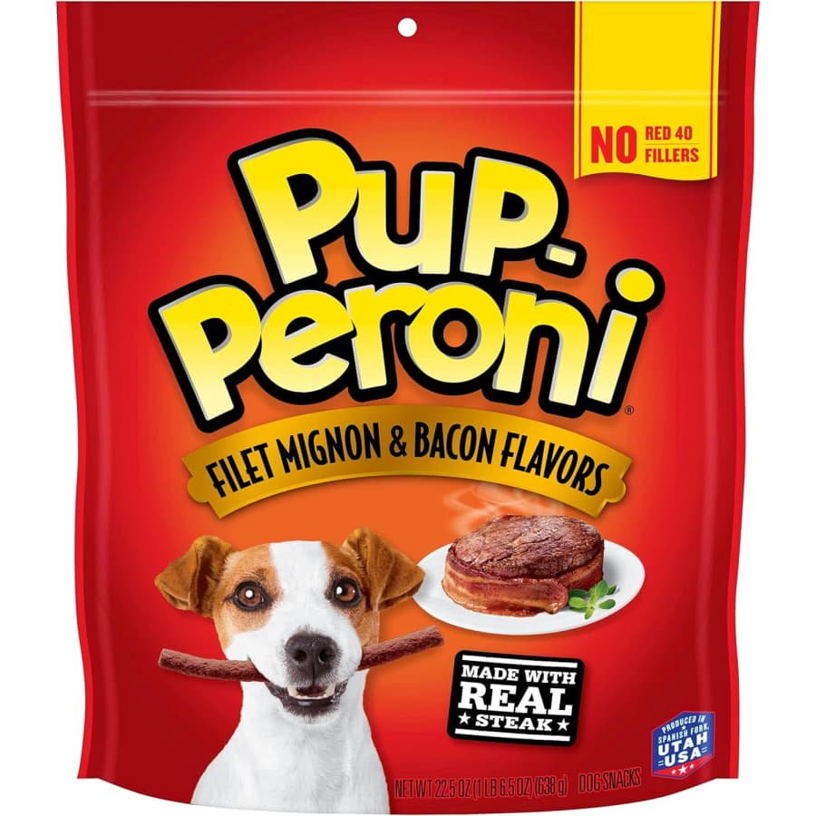 Pup-Peroni Filet Mignon & Bacon Flavor Dog Treats for $5.99 via Sub & Save