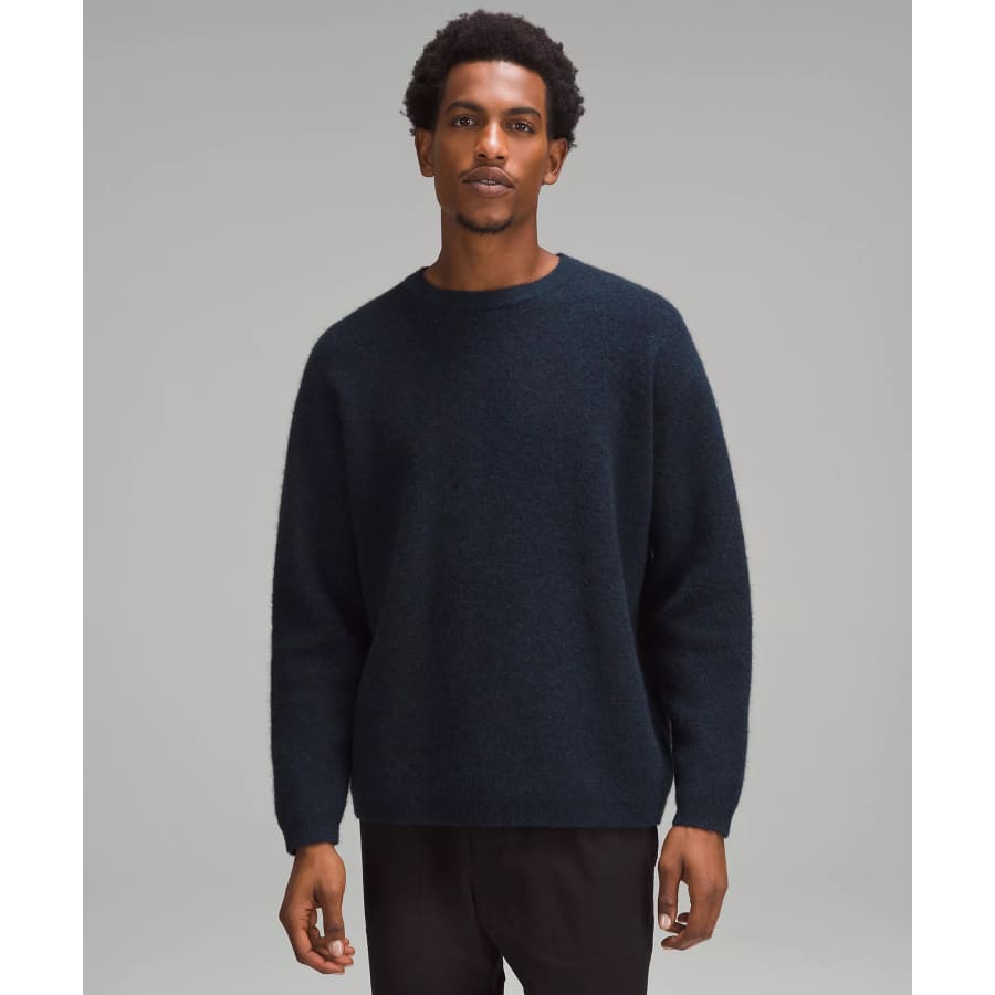 lululemon Men's Alpaca Merino Wool-Blend Crewneck Sweater for $69