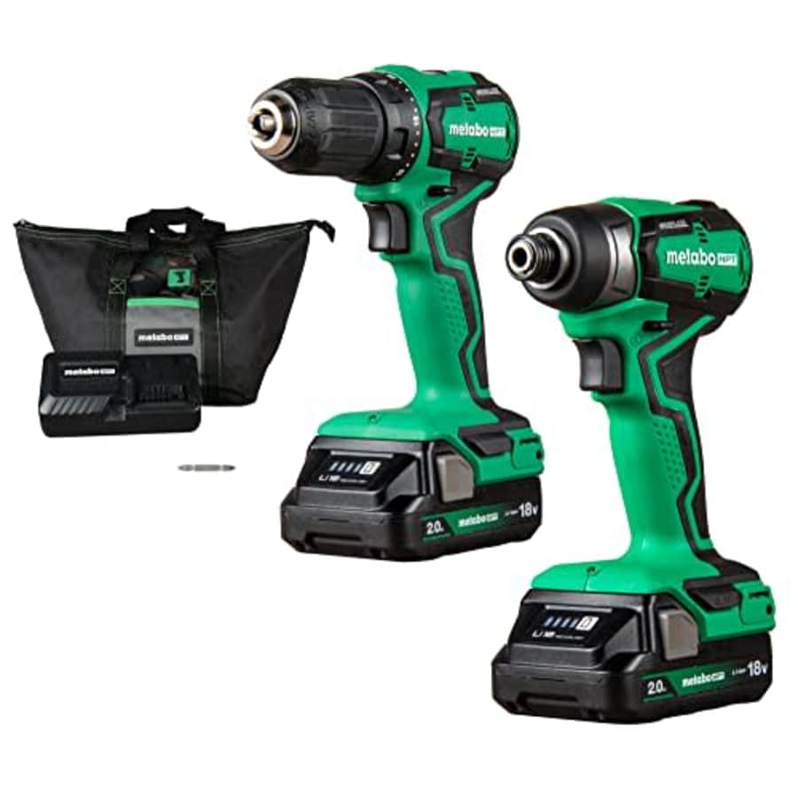Metabo HPT 18V MultiVolt Sub-Compact Driver Drill/Impact Cordless Combo Kit | High Torque | for $118 Metabo HPT 18V MultiVolt Sub-Compact Driver Drill/Impact Cordless Combo Kit | High Torque | for $118