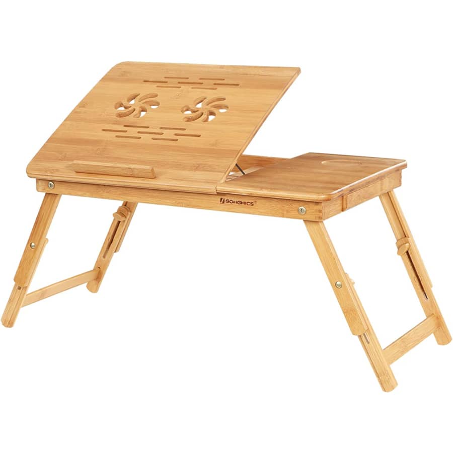 Songmics Bamboo Laptop Desk for $39