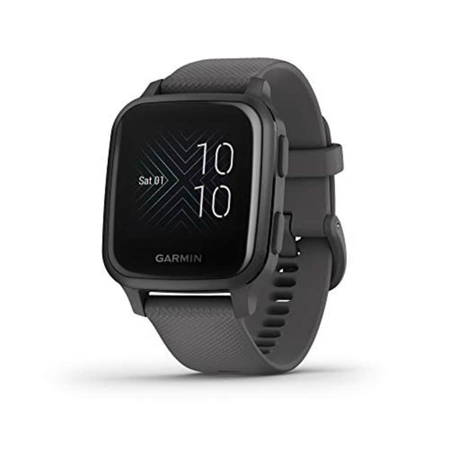 Garmin Venu Sq Music, GPS Smartwatch with Bright Touchscreen Display, Features Music and Up to 6 for $240 Garmin Venu Sq Music, GPS Smartwatch with Bright Touchscreen Display, Features Music and Up to 6 for $240