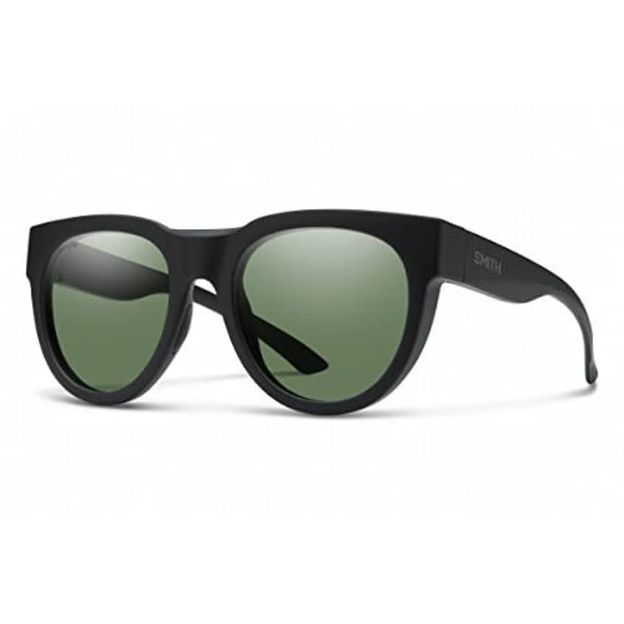 Smith Crusader Chromapop Polarized Sunglasses, Matte Black, Chromapop Polarized Gray Green for $179