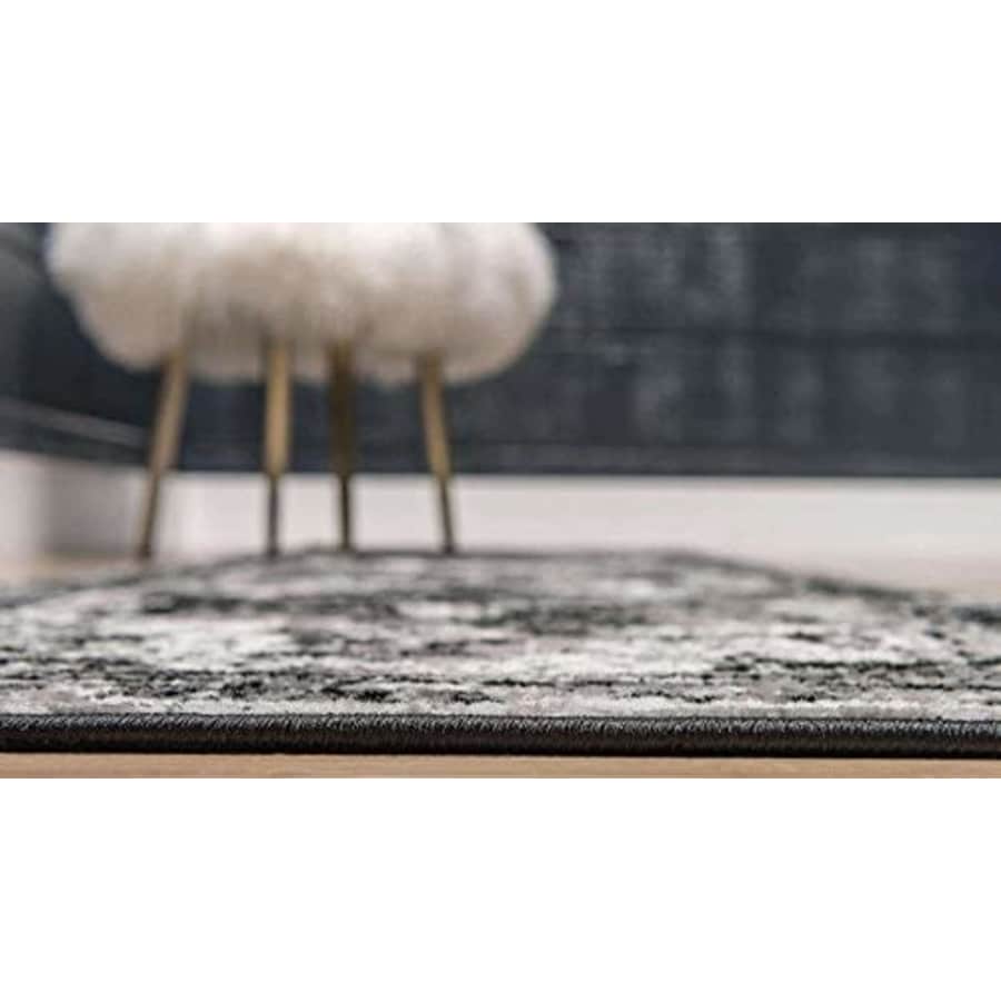 Unique Loom Sofia Traditional Area Rug, 2' 0 x 9' 10, Black for $40 Unique Loom Sofia Traditional Area Rug, 2' 0 x 9' 10, Black for $40