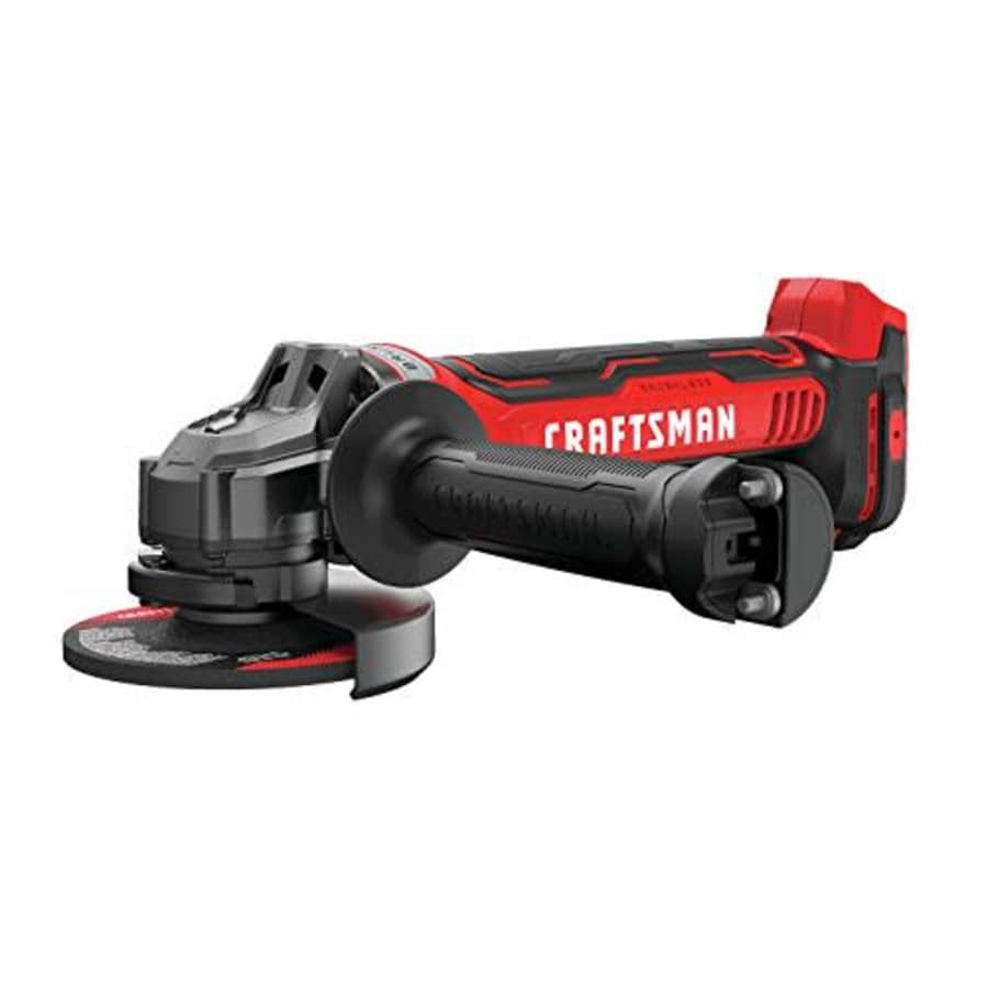 CRAFTSMAN V20 Angle Grinder, 4-1/2-Inch, Tool Only (CMCG450B) for $103 CRAFTSMAN V20 Angle Grinder, 4-1/2-Inch, Tool Only (CMCG450B) for $103