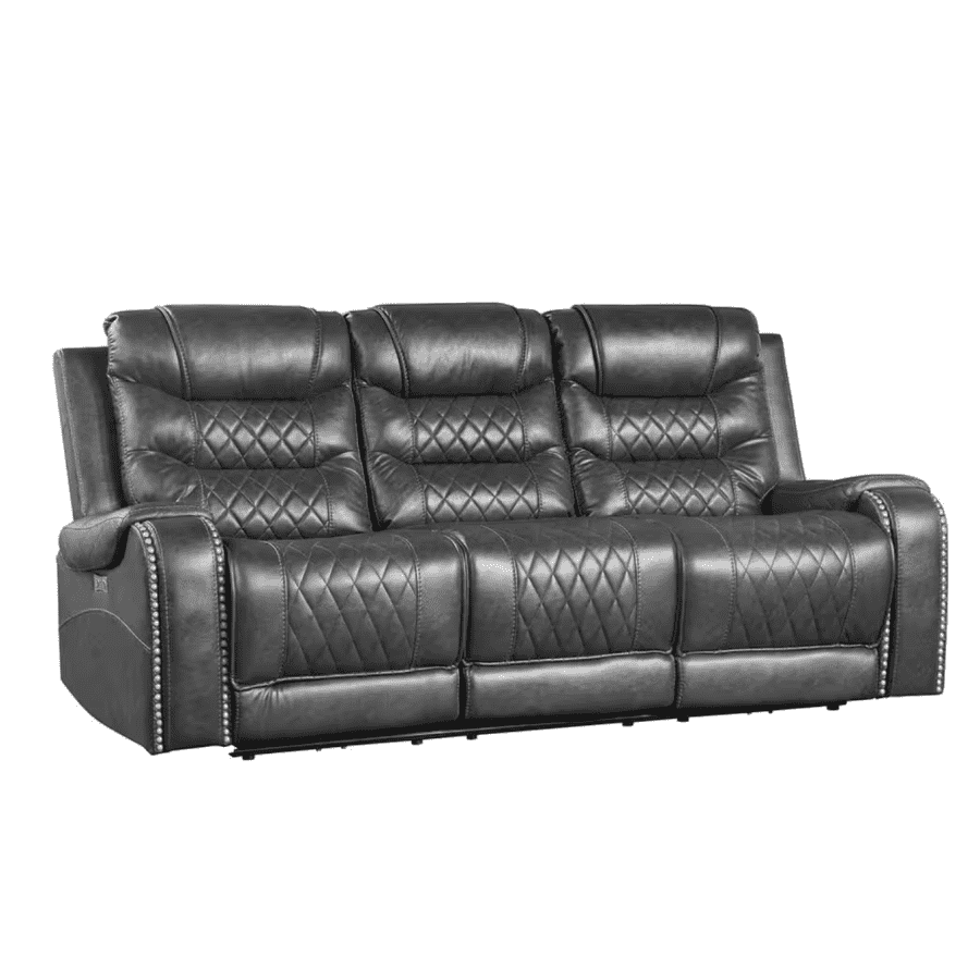 Homelegance Bergen 86.5" Straight Arm Power Reclining Sofa for $1,101