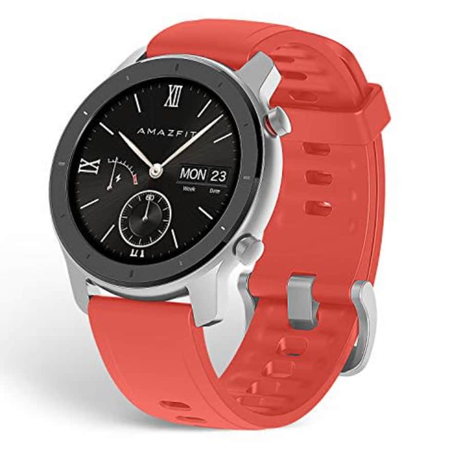 Amazfit Gtr Smartwatch with Gps+Glonass, All-Day Heart Rate Monitor, Daily Activity Tracker Rate for $109