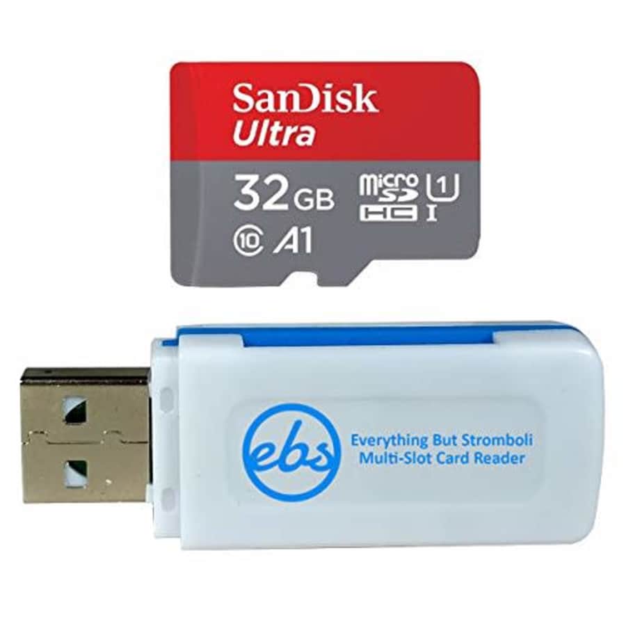 SanDisk 32GB Ultra Micro SDHC Memory Card Bundle Class 10 Works with Polaroid Snap Instant, Pop, for $12