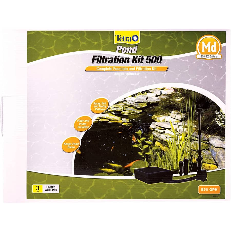 TetraPond Filtration Fountain Kit 500 for $61 TetraPond Filtration Fountain Kit 500 for $61