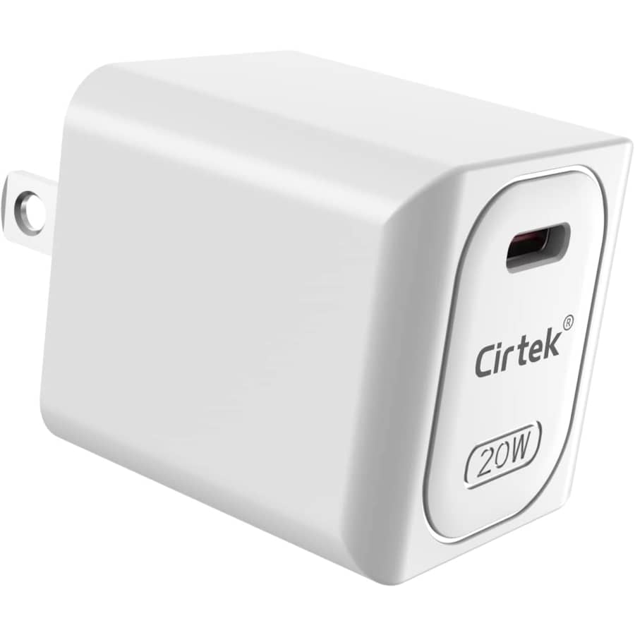 Cirtek 20W USB-C Wall Charger for $5 Cirtek 20W USB-C Wall Charger for $5