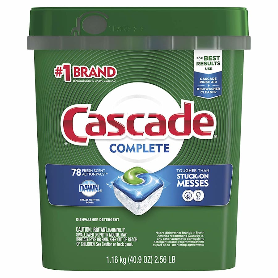 Cascade ActionPacs 78-Count Dishwasher Detergent Pacs for $10 Cascade ActionPacs 78-Count Dishwasher Detergent Pacs for $10