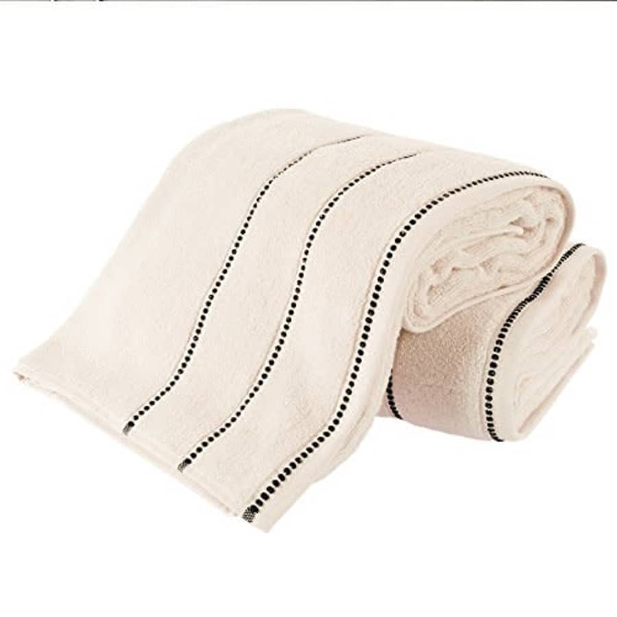 Lavish Home Luxury Cotton Towel Set- 2 Piece Bath Sheet Set Made From 100% Zero Twist Cotton- Quick Dry, Soft for $26