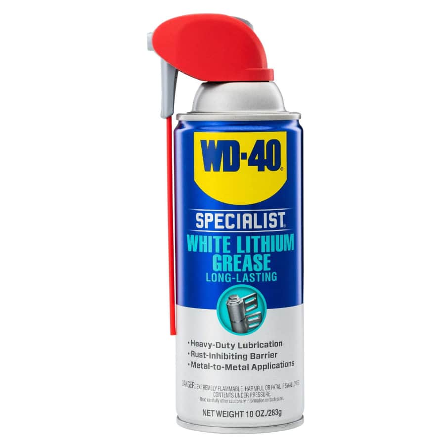 WD-40 Specialist 10-oz. Protective White Lithium Grease Spray for $7 WD-40 Specialist 10-oz. Protective White Lithium Grease Spray for $7