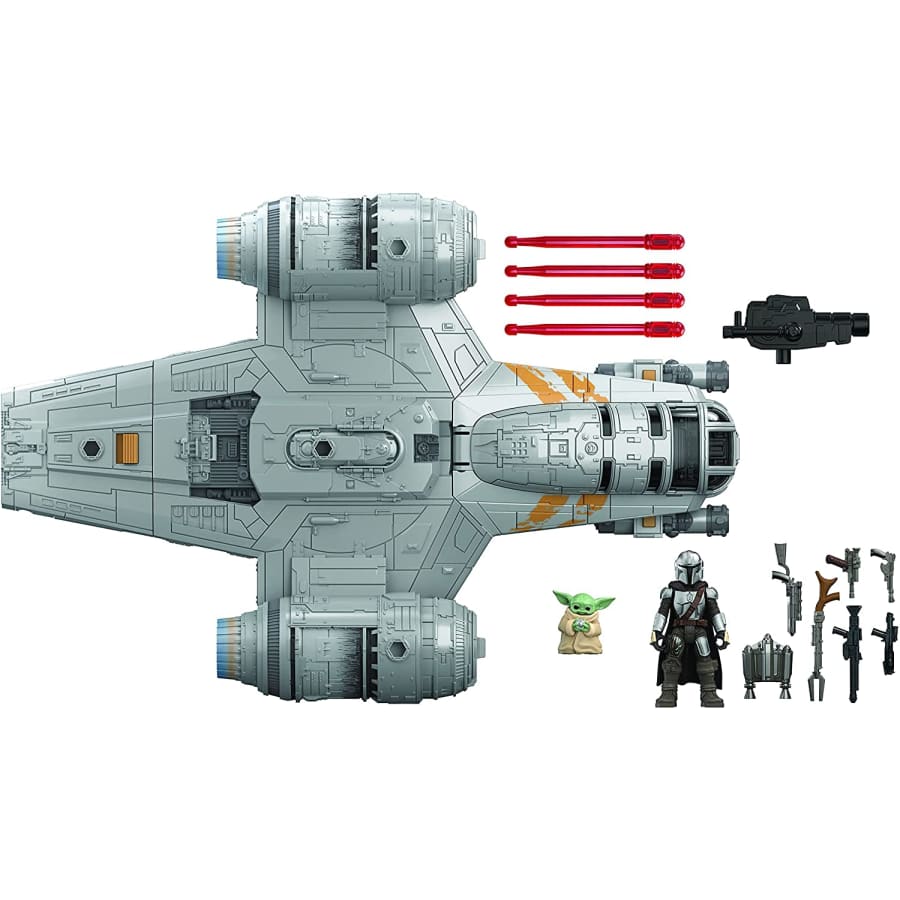 Hasbro Star Wars Mission Fleet The Mandalorian Razor Crest Deluxe Vehicle for $27