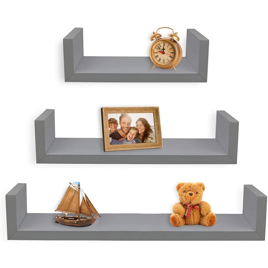 Greenco Floating U Shelves 3-Piece Set for $14 Greenco Floating U Shelves 3-Piece Set for $14