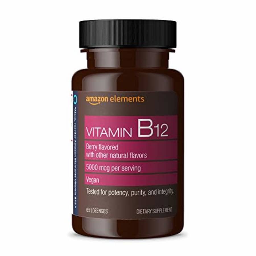 Amazon Elements Vitamin B12 Methylcobalamin 5000 mcg - Normal Energy Production and Metabolism, for $16 Amazon Elements Vitamin B12 Methylcobalamin 5000 mcg - Normal Energy Production and Metabolism, for $16