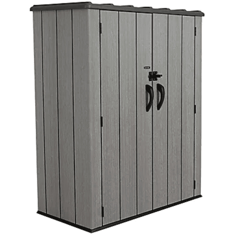 Lifetime 53-Cu. Ft. Vertical Storage Shed for $150 for members Lifetime 53-Cu. Ft. Vertical Storage Shed for $150 for members