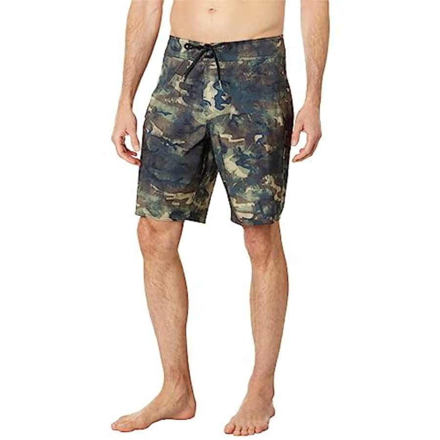 Volcom Men's Standard Mod Tech 20" Boardshort, Covert Green-New, 29 for $38