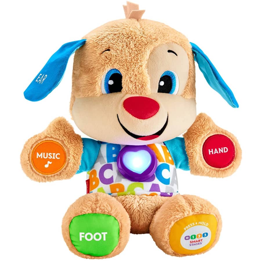 Fisher-Price Laugh & Learn Smart Stages Musical Puppy Plush Toy for $11 Fisher-Price Laugh & Learn Smart Stages Musical Puppy Plush Toy for $11