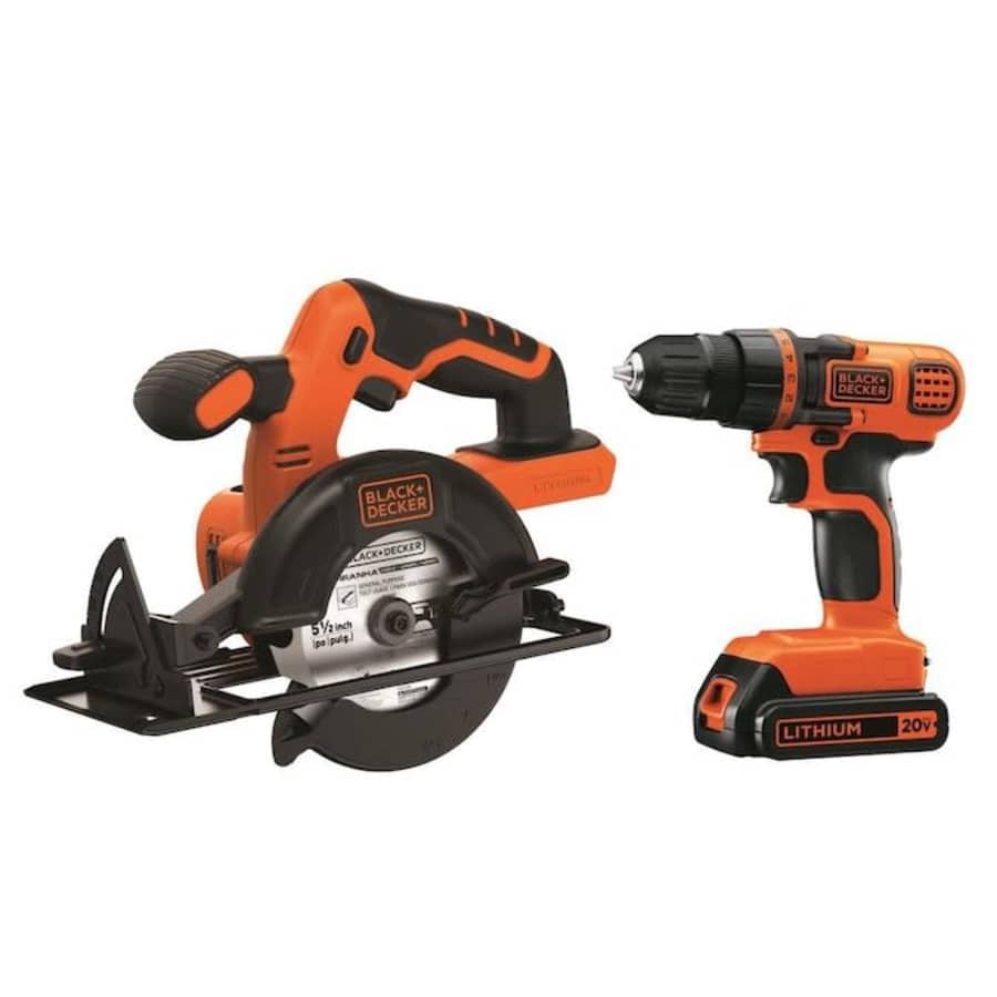 Black+Decker 2-Tool 20V Max Power Cordless Tool Combo Kit for $106 Black+Decker 2-Tool 20V Max Power Cordless Tool Combo Kit for $106