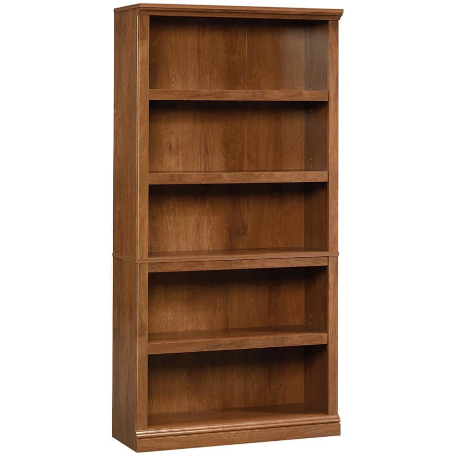 Sauder 5-Shelf Split Bookcase for $158