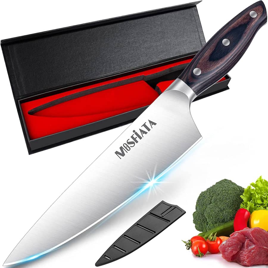 Mosfiata 8" Chef Knife for $22