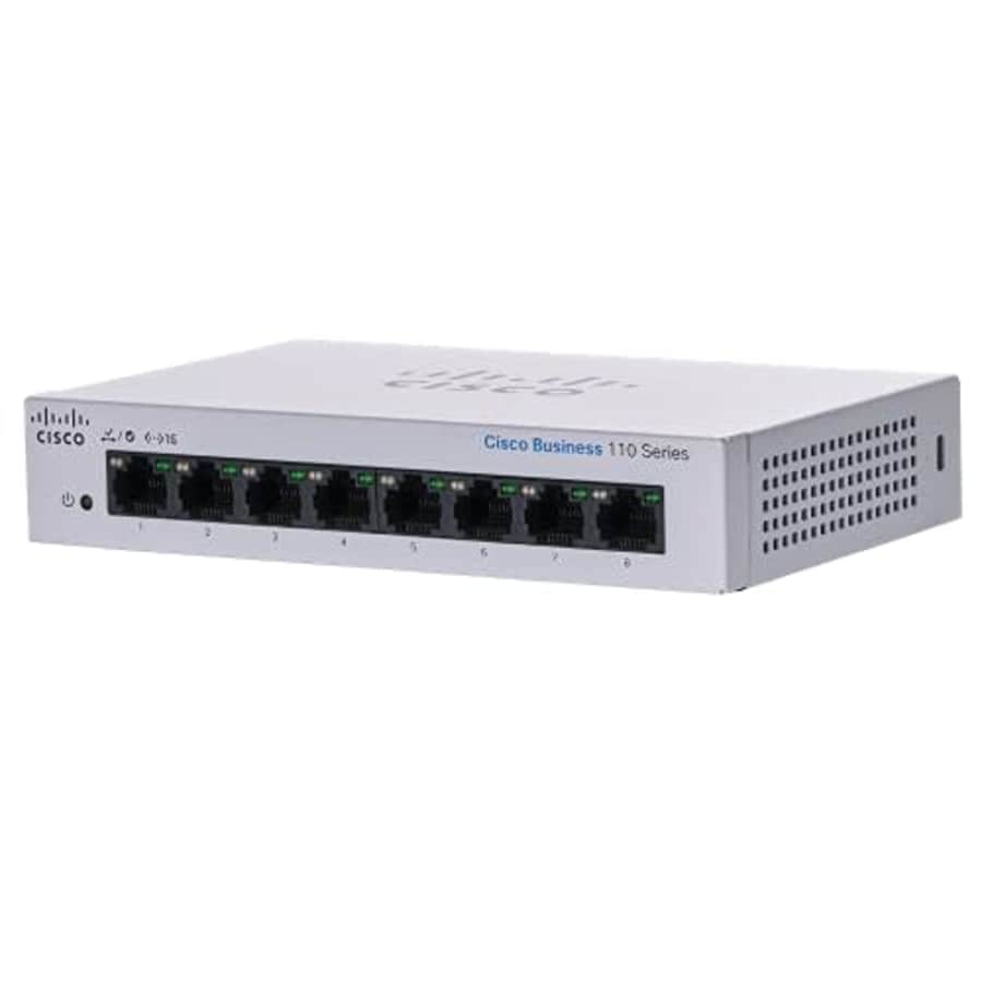 Cisco Switching Hub 8 Port Business | Gigabit | Metal Enclosure | No Setting Required | Quiet for $63