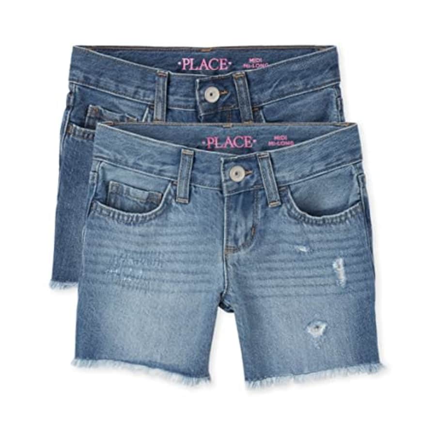 The Children's Place 2 Pack Girls Distressed Denim Midi Shorts, Tara WASH 2-Pack, 14 for $10 The Children's Place 2 Pack Girls Distressed Denim Midi Shorts, Tara WASH 2-Pack, 14 for $10