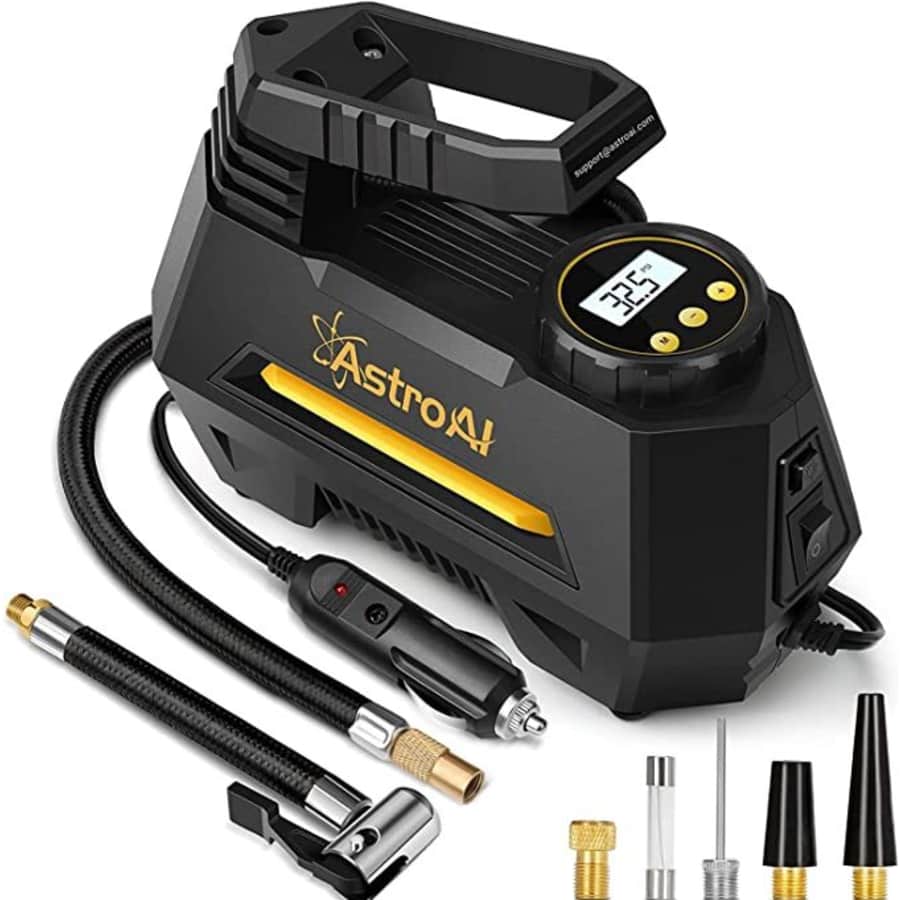 AstroAI Portable Air Compressor Tire Inflator for $32