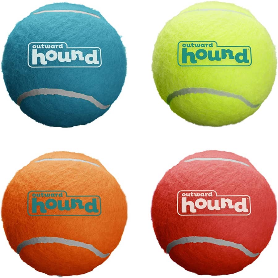 Outward Hound Squeaker Ballz Fetch Dog Toy 4-Pack for $4 Outward Hound Squeaker Ballz Fetch Dog Toy 4-Pack for $4