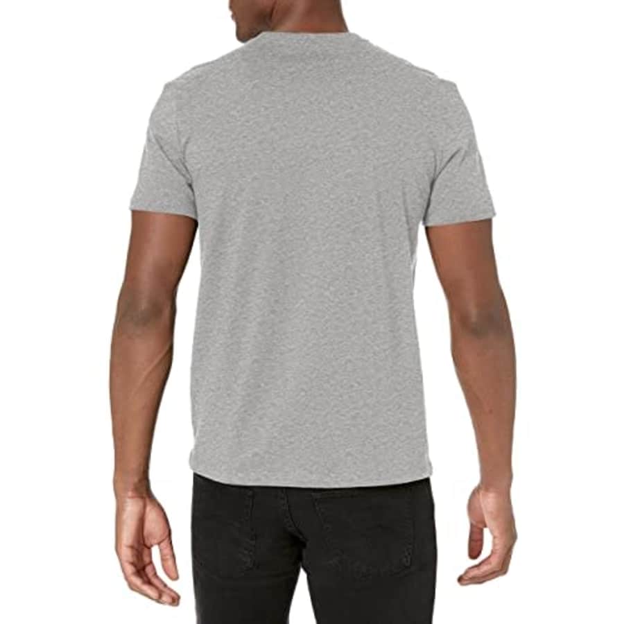 Calvin Klein Men's Multi Monogram Logo Box Crewneck T-Shirt, Heroic Grey Heather, Large for $21