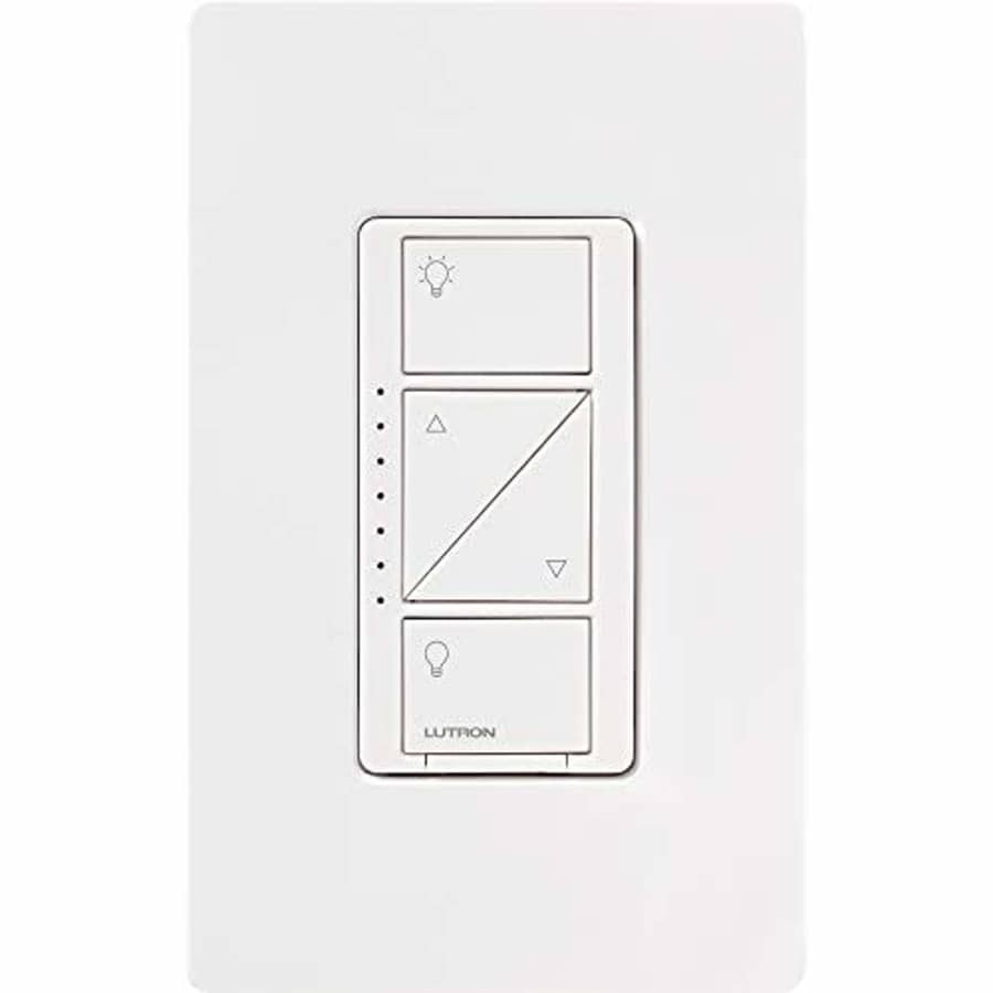 Lutron Caseta Smart Home Dimmer Switch with Wallplate, Works with Alexa, Apple HomeKit, and the for $60
