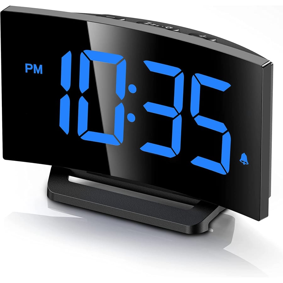 Curved Digital LED Clock for $10 Curved Digital LED Clock for $10