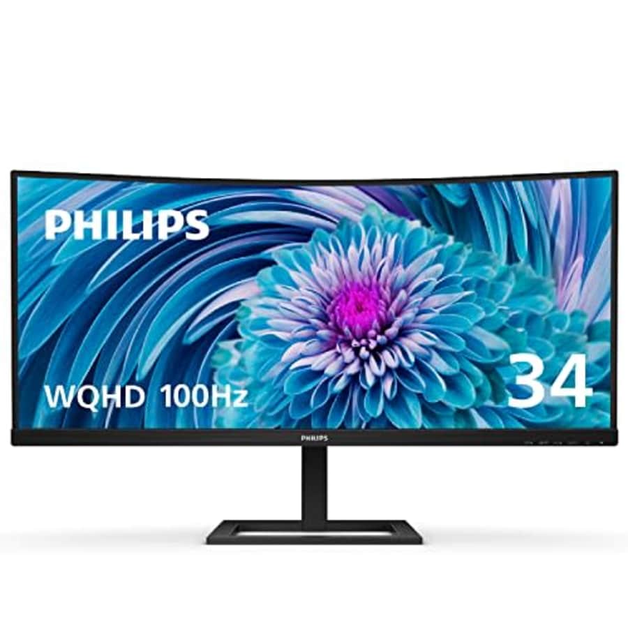 PHILIPS 346E2CUAE 34" Curved Frameless, UltraWide QHD 3440x1440,100Hz, 121% sRGB, 1ms MPRT, USB-C for $400