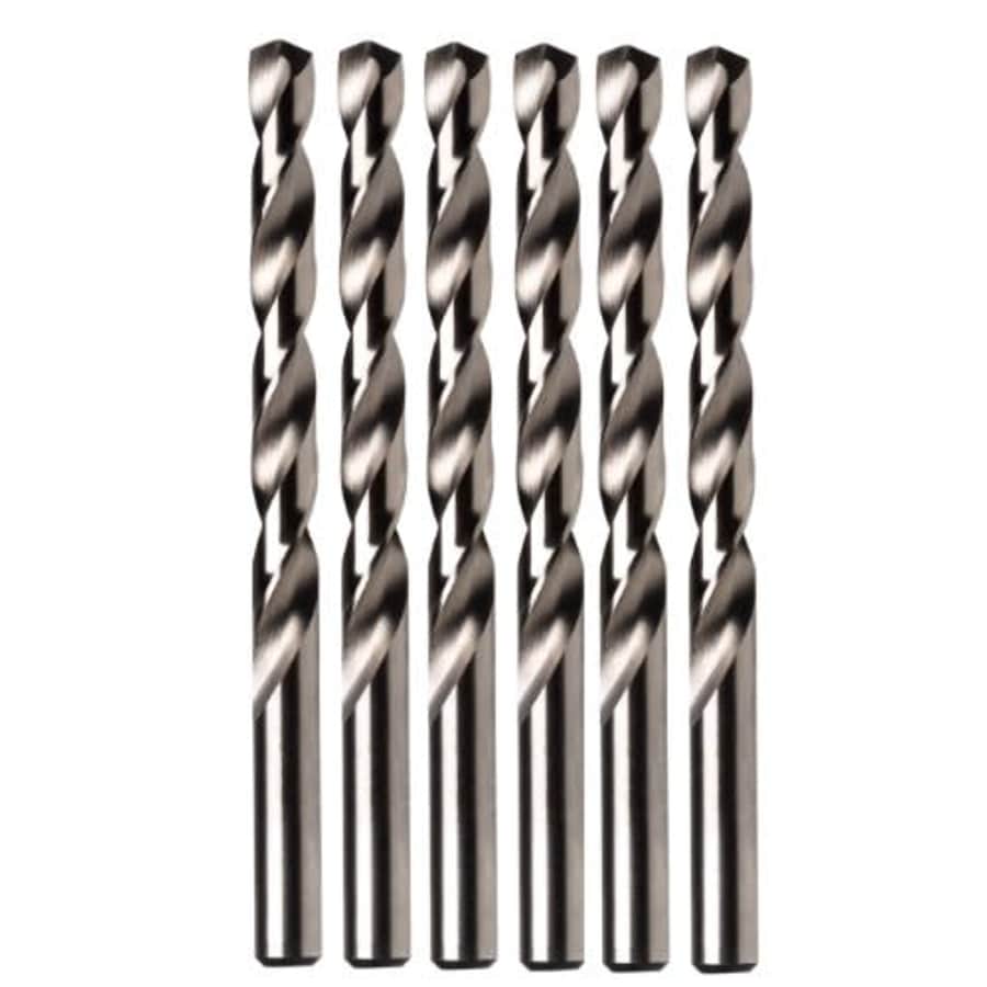 Irwin Tools 63121 21/64-Inch Cobalt 135-Degree Jobber Length, Pack of 6 for $9
