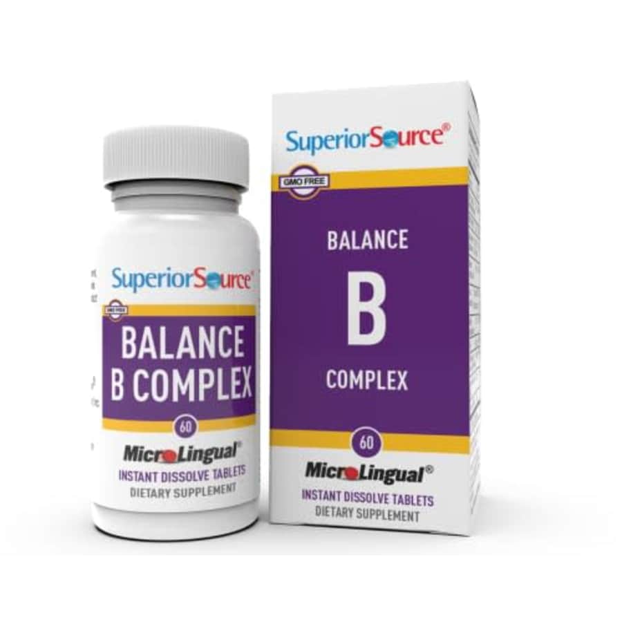Superior Source B Complex Folic Acid/Biotin (60 Tablets) for $6
