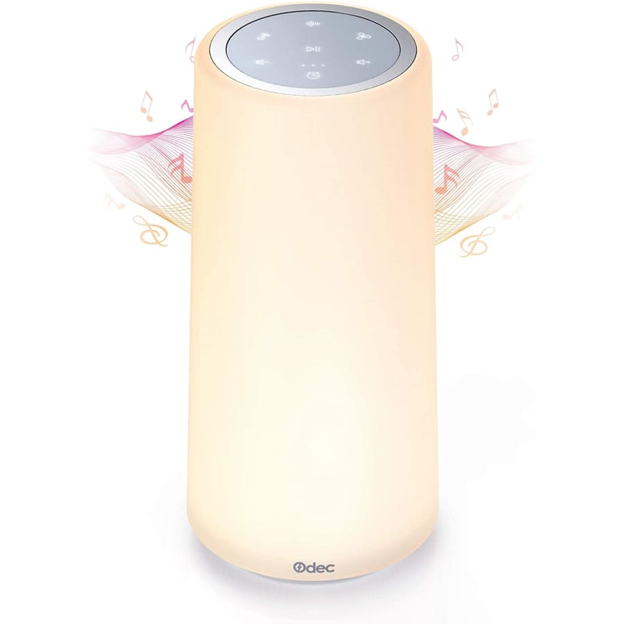 Odec White Noise Machine with Night Light for $22
