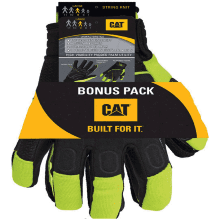 CAT Men's XL Indoor/Outdoor Mechanics Glove 2 P-Pack for $10 CAT Men's XL Indoor/Outdoor Mechanics Glove 2 P-Pack for $10
