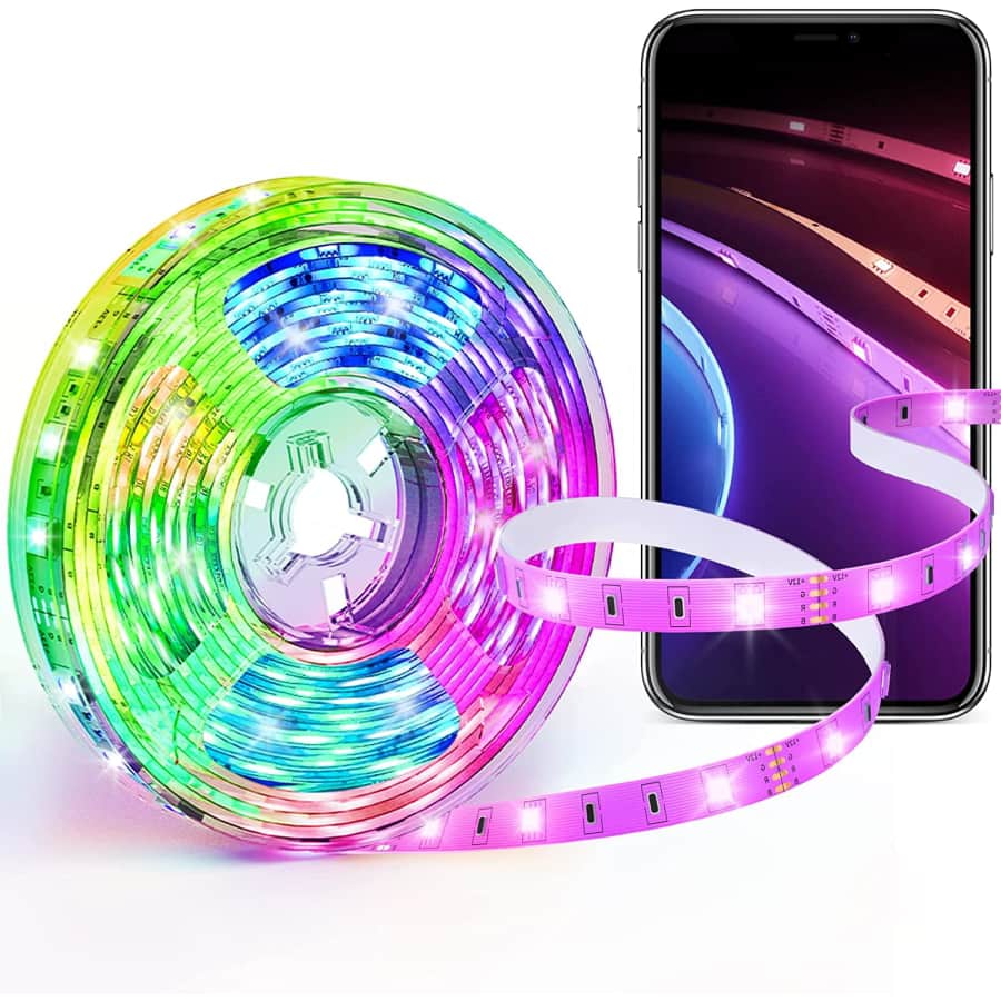 SwitchBot 16.4-Ft. Smart LED Strip Lights for $9