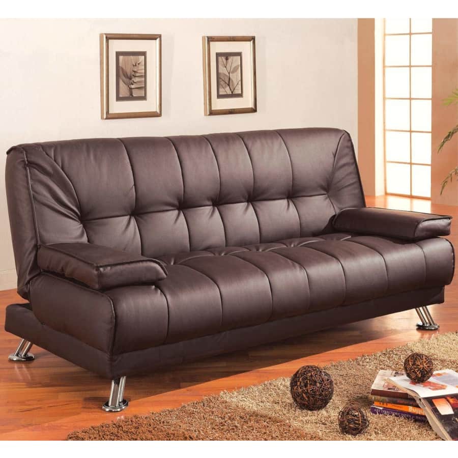 Coaster Convertible Sofa Bed with Removable Armrests for $401 Coaster Convertible Sofa Bed with Removable Armrests for $401