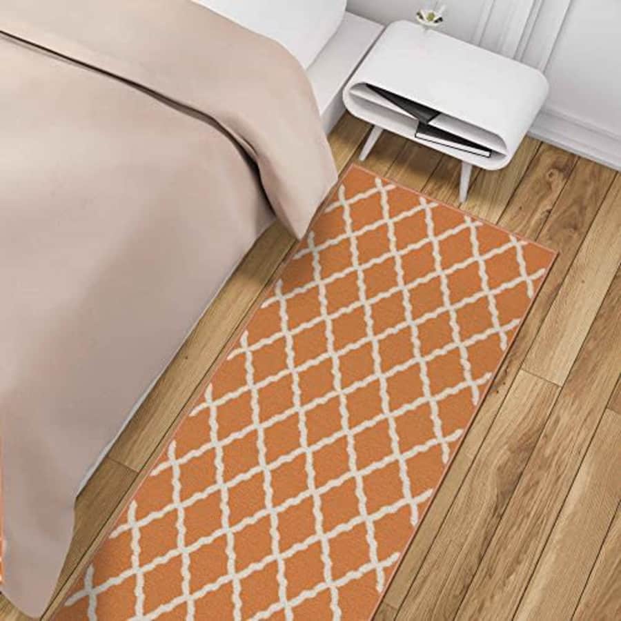 Ottomanson Glamour Collection Non-Slip Rubberback Moroccan Trellis Design 2x6 Indoor Runner Rug, for $19 Ottomanson Glamour Collection Non-Slip Rubberback Moroccan Trellis Design 2x6 Indoor Runner Rug, for $19